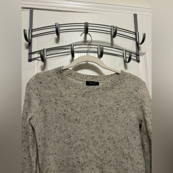 Rag & bone 100% cashmere tunic sweater women’s XS gray speckled quiet luxury - Picture 4 of 15